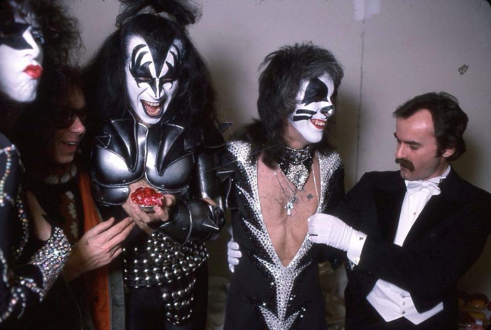 Kiss con su manager Bill Aucoin: un visionario