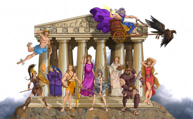 ¿Cuales eran los dioses del olimpo?