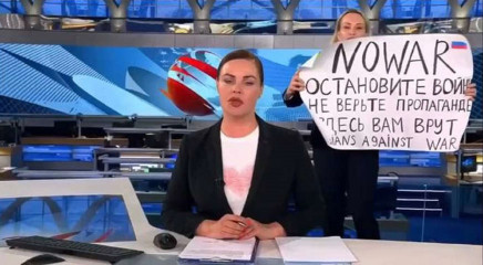 la  interrupción de la editora de la televisión rusa ¿tendrá efectos?