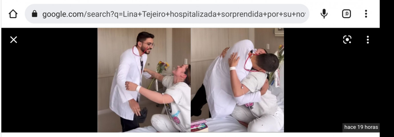 Lina Tejeiro se enfermó y esto hizo su novio