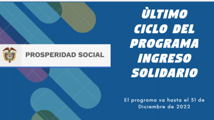 Programa Ingreso solidario no continúa para el 2023