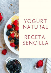 Cómo hacer yogurt natural, con una receta fácil y sencilla con ingredi