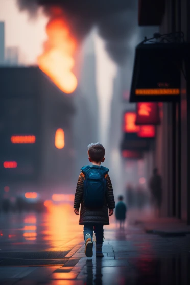 Impacto de la contaminación para niños en España