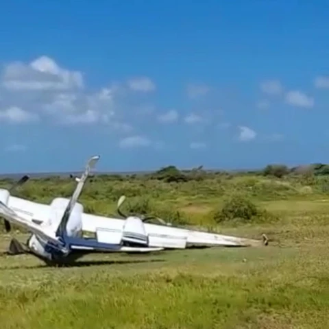 Una Aeronave sufrió un accidente en Adícora