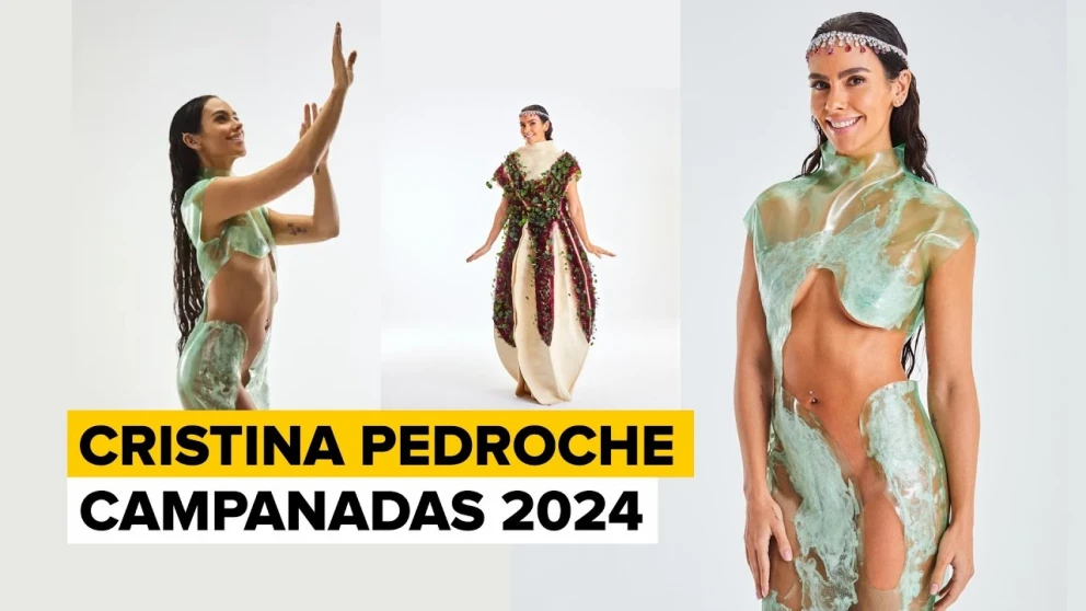 Cristina Pedroche Deslumbra con Vestido Sostenible en las Campanadas 2024