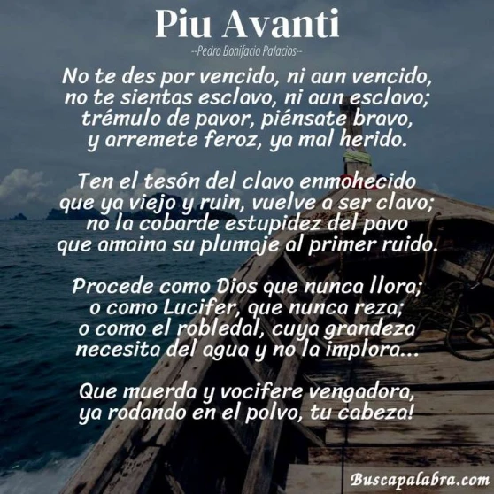 Poesía Piu avanti Poesía Piu avanti